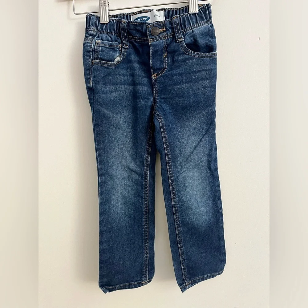 Old Navy Kids Straight Jeans Lot (2 Pairs) | Size 4T